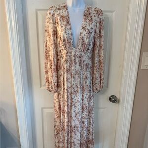 Stillwater The Brand Floral Long Sleeve Maxi Dress